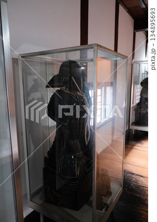 Antique Japanese Samurai Armor Chest Plate 134895693