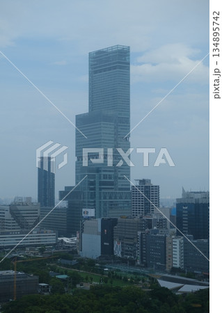 Modern Tokyo Skyscraper District Daytime View Modern Tokyo Skyscraper District Daytime View 134895742