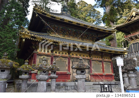 群馬県の日光東照宮境内の景色 134896521