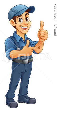 Handyman Mechanic Painter Electrician Plumber 134896565