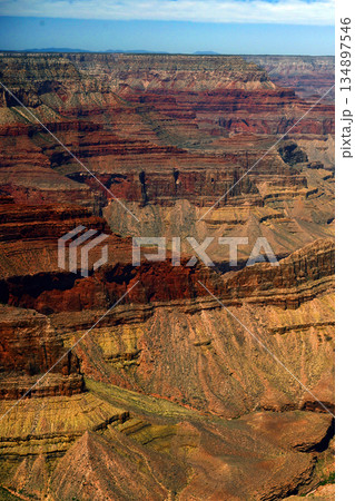 Hazy Sky Day At The Grand Canyon Arizona Hazy Sky Day At The Grand Canyon Arizona 134897546