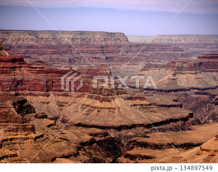 Hazy Sky Day At The Grand Canyon Arizona Hazy Sky Day At The Grand Canyon Arizona 134897549