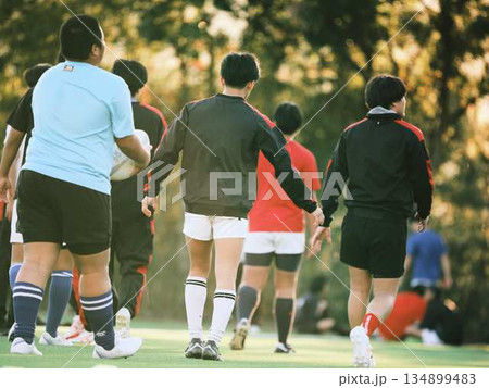 サッカー ラグビー クラブ ストレッチ サッカー ラグビー クラブ ストレッチ 134899483