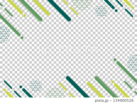 Geometric pattern frame background material A4 size A3 size silver ratio transparent 134900526