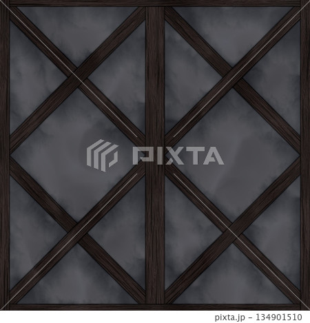 Vintage window frame in country house or cabin. Hi-res (8000x8000) texture. Vintage window frame in country house or cabin. Hi-res (8000x8000) texture. 134901510
