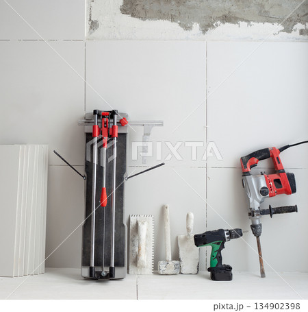construction tools as tiles cutter electric hammer drill construction tools as tiles cutter electric hammer drill 134902398