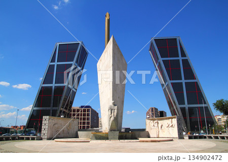 Madrid Castellana buildings Plaza Castilla 134902472