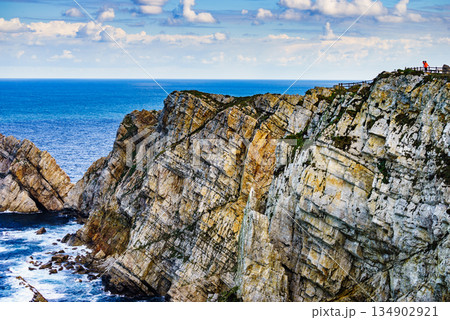 Coast at the Cabo de Penas in Asturias, Spain 134902921