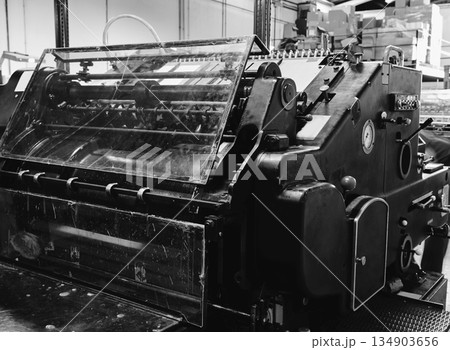 Printer lithography cylinder machine printing 134903656