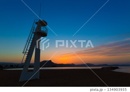 Denia Las Marinas sunset beach Punta Molins Spain 134903935