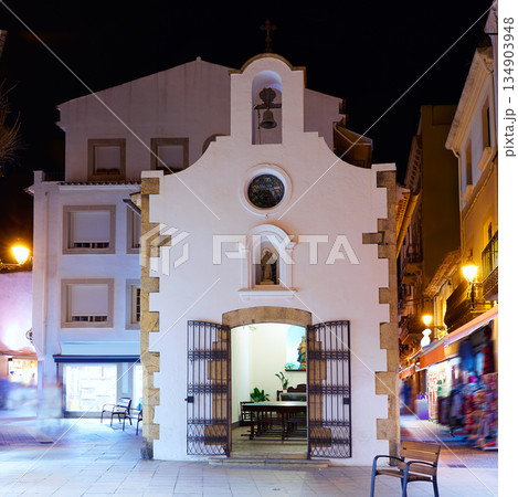 Tossa de Mar Mediterranean church Costa Brava 134903948