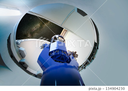 astronomical observatory telescope indoor night astronomical observatory telescope indoor night 134904230