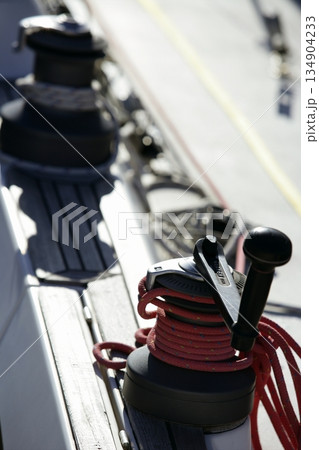 Boats details on mediterranean marina 134904233