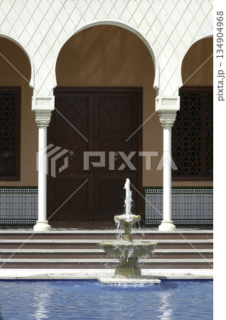 architectural details of the palace of tunisia 134904968