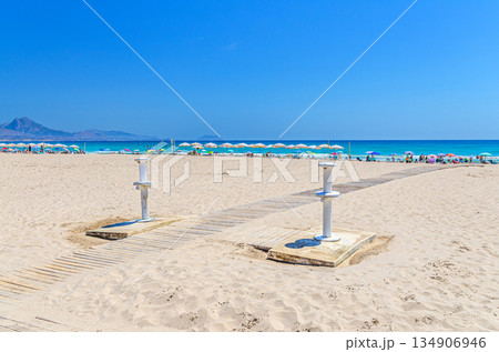 Playa de San Juan beach in Alicante city Campello town 134906946
