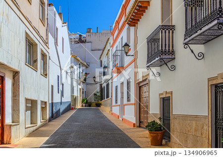 Old town Calpe city historic centre Old town Calpe city historic centre 134906965