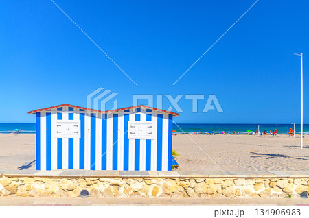 Playa de San Juan beach Costa Blanca coastline Playa de San Juan beach Costa Blanca coastline 134906983