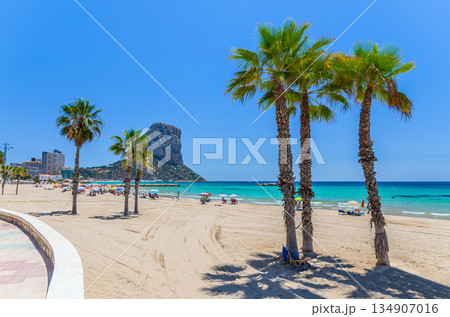Calpe town sandy beach Calpe town sandy beach 134907016
