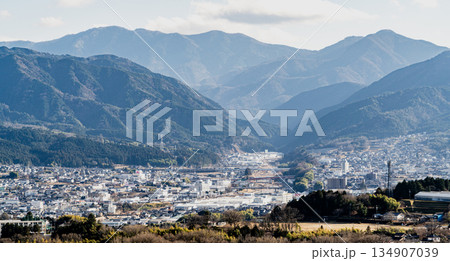 晩秋の苗木城跡周辺の景色 晩秋の苗木城跡周辺の景色 134907039