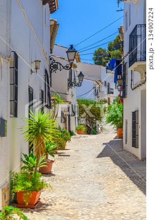 Altea city historical centre Casco Antiguo, Alicante province, Valencian Community, Spain Altea city historical centre Casco Antiguo, Alicante province, Valencian Community, Spain 134907224