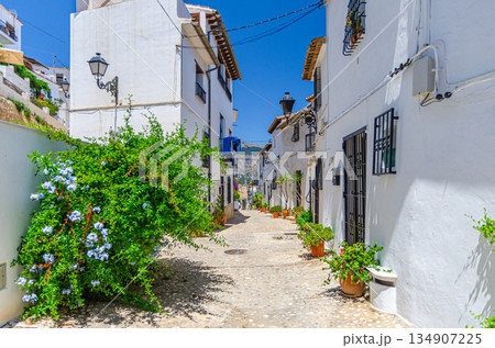 Altea city historical centre Casco Antiguo, Alicante province, Valencian Community, Spain Altea city historical centre Casco Antiguo, Alicante province, Valencian Community, Spain 134907225