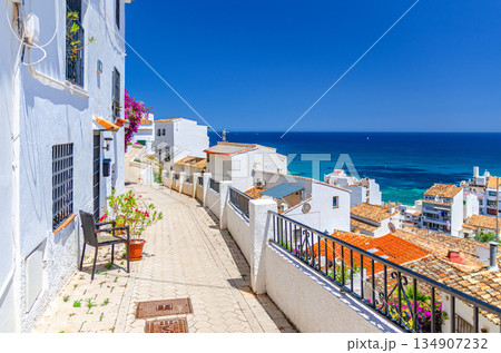 Altea city historical centre Casco Antiguo, Alicante province, Valencian Community, Spain Altea city historical centre Casco Antiguo, Alicante province, Valencian Community, Spain 134907232