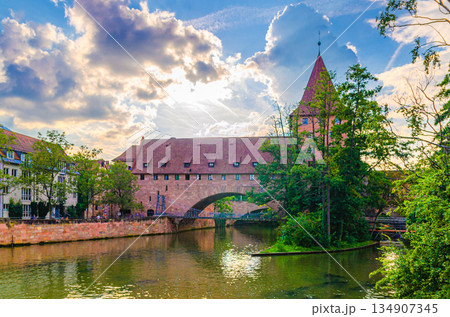 Old town Nuremberg city historical center Old town Nuremberg city historical center 134907345