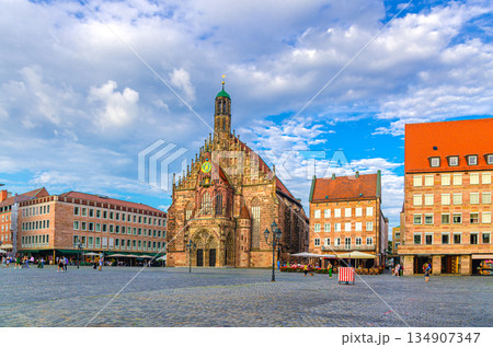 Old town Nuremberg city historical center 134907347