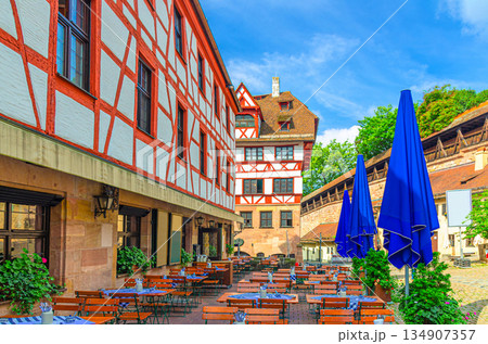 Old town Nuremberg city historical center 134907357