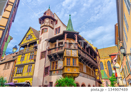 Colmar city historic centre, Alsace Grand Est region, France 134907489
