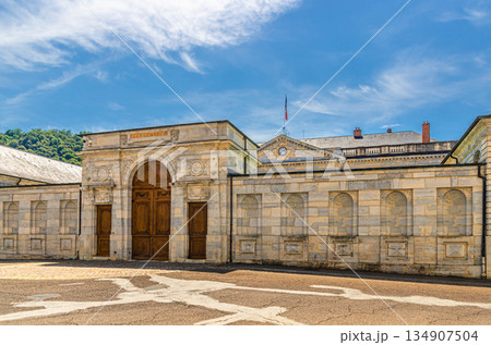 old town Besancon city historic centre 134907504