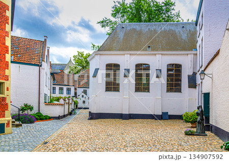 Kortrijk city historical centre, Flemish Region, Belgium 134907592