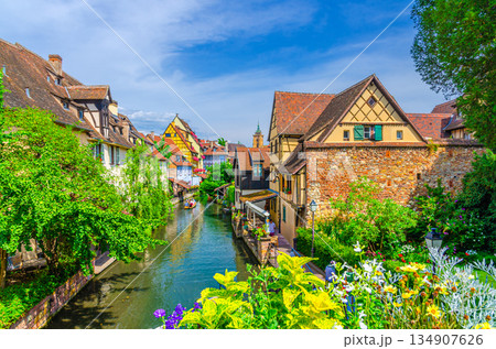 Colmar city historic centre, Alsace Grand Est region, France Colmar city historic centre, Alsace Grand Est region, France 134907626