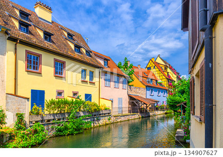 Colmar city historic centre, Alsace Grand Est region, France 134907627