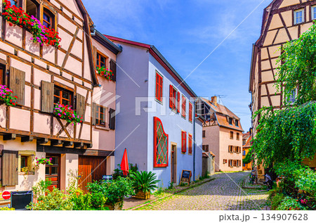 Colmar city historic centre, Alsace Grand Est region, France 134907628