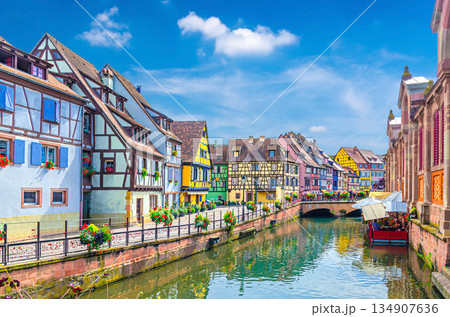 Colmar city historic centre, Alsace Grand Est region, France Colmar city historic centre, Alsace Grand Est region, France 134907636