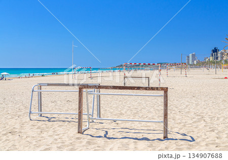 Playa San Juan beach in Alicante city Playa San Juan beach in Alicante city 134907688