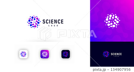 Science Research Logo icon Abstract Circular Liquid Symbol Logotype for Medical Scientific Technology, Bio Laboratory, Bio Molecular Researching, Biotech Healthcare Creative Sign. Vector Illustration Science Research Logo icon Abstract Circular Liquid Symbol Logotype for Medical Scientific Technology, Bio Laboratory, Bio Molecular Researching, Biotech Healthcare Creative Sign. Vector Illustration 134907956