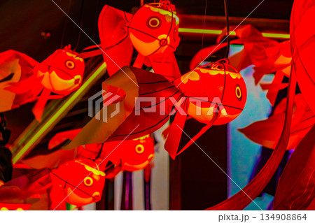 金魚提灯の天井飾り 金魚提灯の天井飾り 134908864