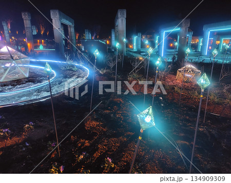 ぐんまフラワーパークプラスのライトアップイベント 134909309