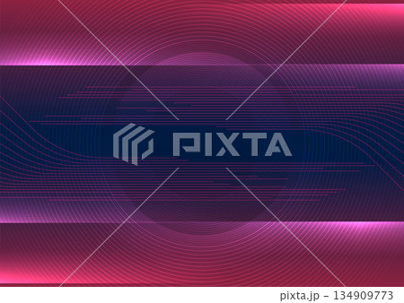 Bright purple minimal tech lines and circles abstract futuristic background Bright purple minimal tech lines and circles abstract futuristic background 134909773