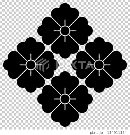 家紋です。四つ花角といいます。 家紋です。四つ花角といいます。 134911324