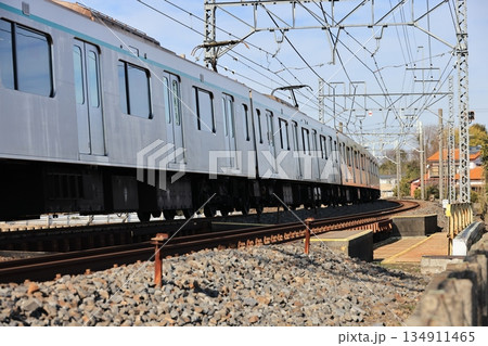 東武日光線を走る電車 東武日光線を走る電車 134911465