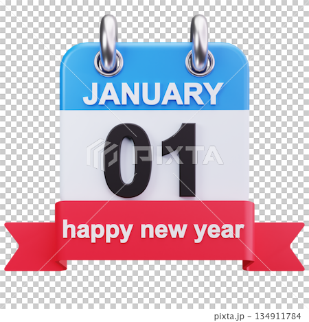 January First Calendar 134911784