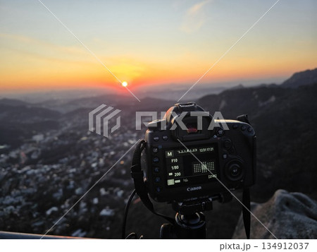 ski lift on mountain 134912037