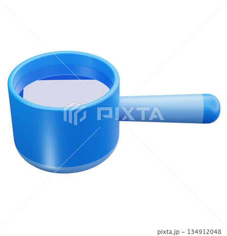 Blue Bathroom Ladle 134912048
