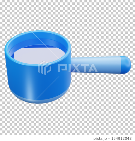 Blue Bathroom Ladle Blue Bathroom Ladle 134912048