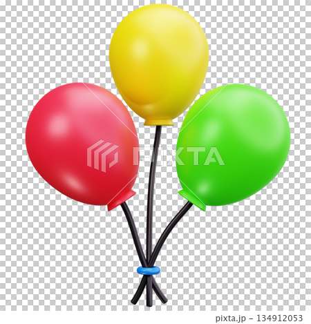 Colorful Party Balloons 134912053