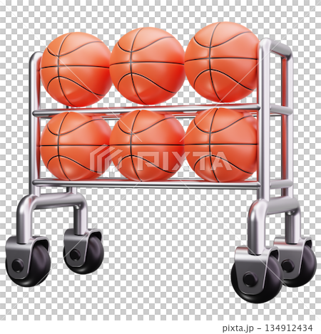Basketball Rack Storage Basketball Rack Storage 134912434