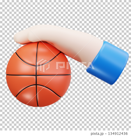 Basketball Hand Dribble 134912436